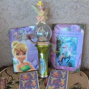 Disney Fairy TinkerBell Tested Light Spinner & Books & Stickers